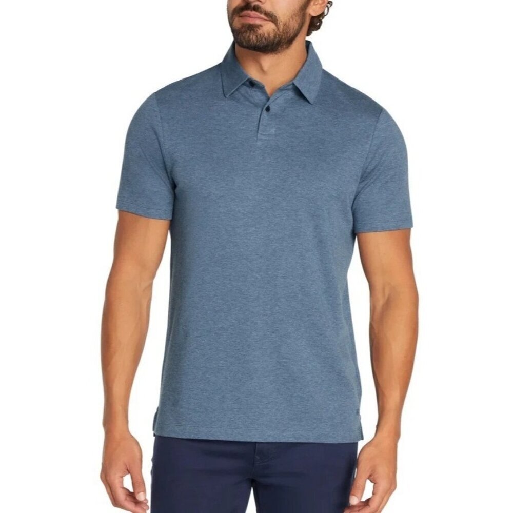 Banana Republic Men's XXL Luxe Touch Performance Polo Shirt Blue n1037